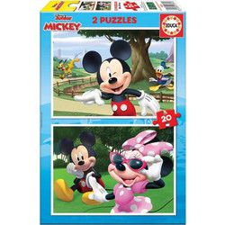 Παιδικό Puzzle Educa Disney Mickey & Friends 2x20 Κομμάτια