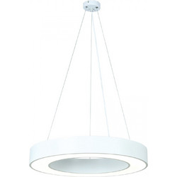 InLight Κρεμαστό Φωτιστικό Οροφής Μονόφωτο LED με Φυσικό Λευκό Φως Λευκό 6171-120-WH