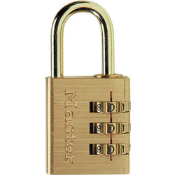MasterLock Λουκέτο μπρούτζινο 30mm με συνδυασμό