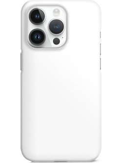 Θήκη Rubber Ενισχυμένης Σιλικόνης για iPhone 14 Pro Max Λευκό