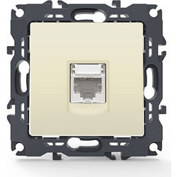PRIME ΠΡΙΖΑ ΔΙΚΤΥΟΥ 1xRJ45 CAT6 UTP IP20 ΙΒΟΥΑΡ ACA - 1000113202
