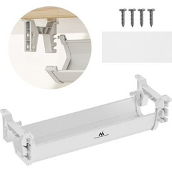 Maclean under-desk cable/extension organizer, max. load 5kg, white, MC-106 W