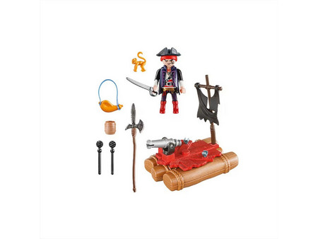 Playmobil Pirates Βαλιτσάκι Πειρατής με Σχεδία για 4+ Ετών 5655