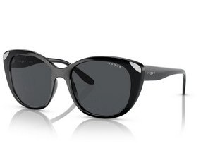 Vogue VO5457S W44/87 Γυναικεία Γυαλιά Ηλίου Oversized Κοκάλινα Μαύρα με Μαύρο Φακό