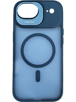 Back Cover Θήκη Σκληρή με Magsafe και Stand για Apple iPhone 17 Air Ημιδιαφάφανο Μπλέ