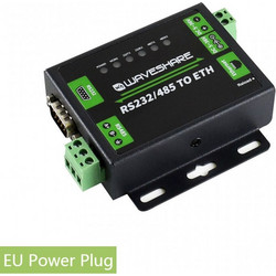 Industrial RS232/RS485 to Ethernet Converter for EU