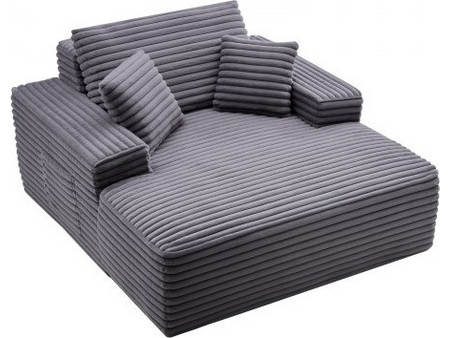 Καρέκλα VEVOR Chaise Lounge, 1240 mm Boneless Chaise Lounge Indoor, Μοντέρνα επικαλυμμένη υπερμεγέθη πολυθρόνα ανάγνωσης με μαξιλάρια και μπράτσα, καναπές καναπέ, βαθιά καθίσματα για σαλόνι, υπνοδωμάτ