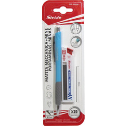 Stelan Μηχανικό Μολύβι Μπλε + 20τεμ. Μύτες 0.5mm