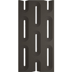 Spacegreen Τεχνητός Τοίχος PU Gap Oval Ανοιχτό Μαύρο 120x60x3 εκ