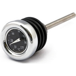 Δείκτης Λαδιού / Θερμοκρασίας για Harley Davidson Softail '00-'17 Softail | Oil Tank Dipstick With Temperature Gauge black