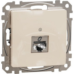 Schneider Sedna Design RJ45 πρίζα CAT6 STP Μπεζ - SDD112461S
