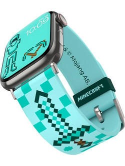 MobyFox Minecraft Λουράκι Σιλικόνης Iconic Diamond (Universal 22mm)