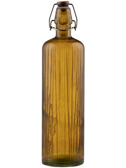 Bitz Μπουκάλι Νερού Γυάλινο Φ8x34 Εκ. 1,2 Lt - Kusintha Amber