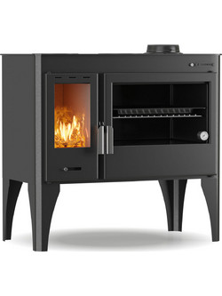 Thermiki ATS Masina Plus 500 Ατσάλινη Ξυλόσομπα με Φούρνο 12kW