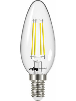 EL822931 | EL822931 | LED FILLAMENT CLEAR DIM|B35 4W(40w) E14|3000k|470lm|enjoysimplicity(TM)