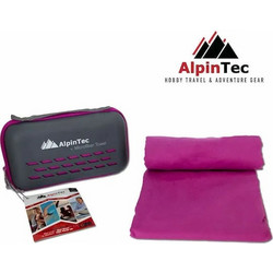 AlpinTec Drysoft Antibacterial - Πετσέτα Microfiber 60x120cm, Χρώμα: Purple