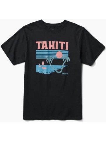 Roark Tahiti Time T-Shirt Ανδρικό - Black (RT1091-BLK)