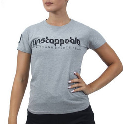 T-SHIRT UNSTOPPABLE Γκρί 23047 (H&S)