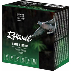 Rottweil Game Edition Pigeon Φυσίγγια Συγκέντρωσης 12Cal 70mm 32gr 25τμχ