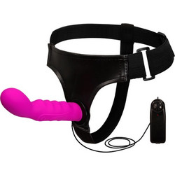 Baile Ultra Harness Strap On με Dildo 15cm & Δόνηση Μωβ