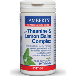 Lamberts Theanine & Lemon Balm 60 Ταμπλέτες