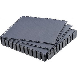 VEVOR Διασυνδεόμενα Πλακάκια Γκαράζ, 16 τεμ. PVC, Αντιολισθητικά, Γραφίτης Γκρι PVCLSCKDDPVC9AKRO001V0