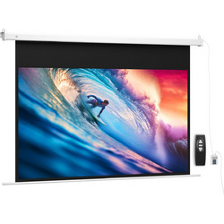 HOMCOM 001-015V92WT Ηλεκτρική Οθόνη Προβολής Projector Τοίχου / Οροφής 16:9 212x150cm / 120"