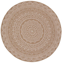 Royal Carpet Στρογγυλό Χαλί 200cm Avanos 8893 White