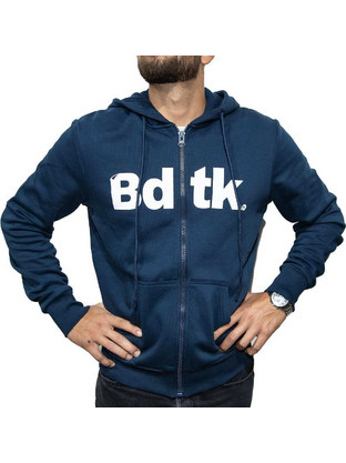 BodyTalk Ανδρική Ζακέτα Φούτερ με Κουκούλα και Φερμουάρ Μπλε 1232-950022-00423
