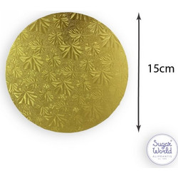 Δίσκος Στρογγυλός 3mm 15cm Χρυσός