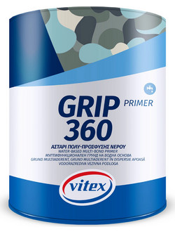 Vitex Grip 360 Αστάρι Νερού Λευκό 0.75lt