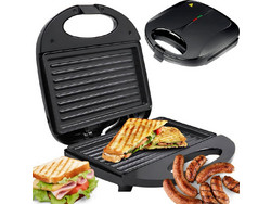 Τοστιέρα Grill 750W για Panini και Σάντουιτς με Αντικολλητική Επίστρωση