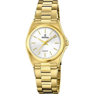 Festina Γυναικείο Ρολόι με Χρυσό Μεταλλικό Μπρασελέ F20557/2