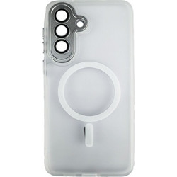 Back Cover Bumper Plexiglass με MagSafe και Προστασία Καμερών για Samsung A37 Ημιδιάφανο