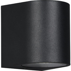 Powertech HLL-0187 Μαύρο Φωτιστικό Τοίχου