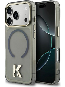 Karl Lagerfeld IML K Head Logo MagSafe Θήκη Black (iPhone 17 Pro)