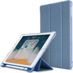 Θήκη Flip Cover Stand με Υποδοχή Apple Pencil για iPad Pro 2018/2020/2021/2022/Air 2024 11"/Air 2020/2022 10.9" γαλάζια