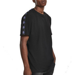 MISTER TEE Men Nasa Logo Taped Tee - BLACK - MT869