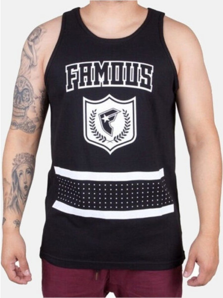 FAMOUS Men Famous Shotta S Tank - BLACK - FM01160048