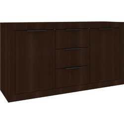 Μπουφές Doha pakoworld σε wenge απόχρωση 150x45x80.5εκ