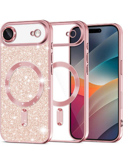 Techsuit Luxury Glitter MagSafe Θήκη Back Cover Pink (iPhone Air)