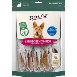 Dokas Dried Rabbit Ears with Fur 180gr