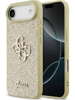 Guess Case Fixed Glitter Big 4G For Iphone Air Gold - (GUHCP17MHG4SGD)
