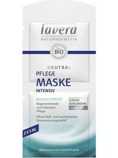 Lavera Neutral Intensive Κρεμώδης Μάσκα Προσώπου για Ενυδάτωση & Καταπράυνση 10ml
