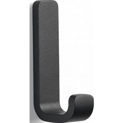 Κρεμάστρα Τοίχου Αλουμινίου 4x2x8,5 Rim Black - 14653 By Zone Denmark