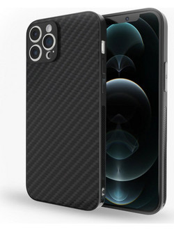 Θήκη TPU Carbon Bush για Apple iPhone 12 Pro Max Μαύρο