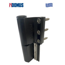 Domus 6850M - Μεντεσές Aλουμινίου Περιμετρικού Διπλός Βαρέως Τύπου σε Χρώμα Μαύρο