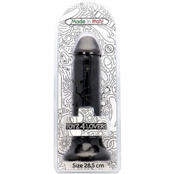Toyz4lovers Sansone Ρεαλιστικό Dildo με Βεντούζα 28.5cm Μαύρο