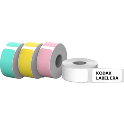 Label ERA M50 Sticker Label Kodak 12 Rolls Set (White 9Rolls, Pink/Green/Yellow 1 Roll Each) (KOICRGM5012P12)
