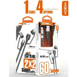 Moxom Regular USB to Type-C / Lightning Cable 1m (MX-CB51)